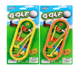 144 Wholesale Mini Golf Play Set On Card