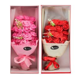 8 Wholesale Valentines Flowers With Led Gift Box 19 Heads