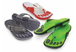 Wholesale Footwear 36 Men's Toe Imprint Slide