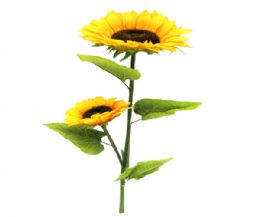 72 Pieces Artificial Sunflower 2 Heads Deluxe - Artificial Flowers