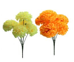 144 Pieces Artificial Ball Flower 6 Heads 10cm 8 Layers - Artificial Flowers