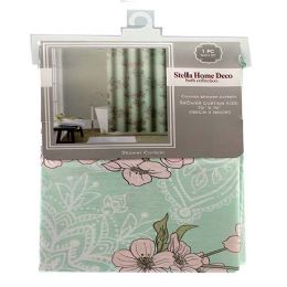 12 of Shower Curtain Pink Flower 70x70 Inch