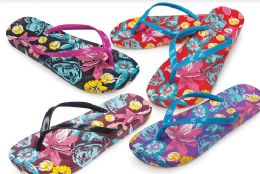 48 Wholesale Ladies Flip Flop In Assorted Color And Size
