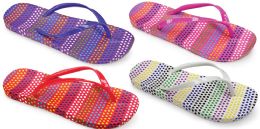 48 Pairs Ladies Flip Flop In Assorted Color And Size - Women's Flip Flops