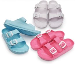 36 Pairs Kids Solid Buckle Strap Sandal - Girls Sandals