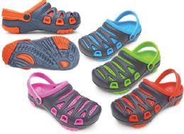 60 Pairs Kids Upscale Clogs In Assorted Colors - Unisex Footwear