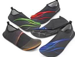 48 Wholesale Mens Flame Water Shoes In Assorted Color