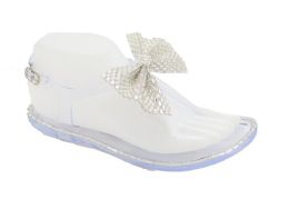 12 Wholesale Jelly Sandal For Women In Clear Size 5-10