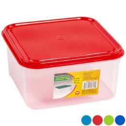 48 Wholesale Food Storage Container 2qts Air Tight W 74 Lid Colors & Clear Bottom #S-2000