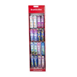 96 pieces Toothbrush Kids 2pk Assortment 96pc Wing Display 9asst See n2 - Toothbrushes and Toothpaste