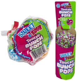 130 pieces Lollipop Tootsie 8ct Sweet/sour Bunch Pops Shipper - Food & Beverage