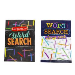 24 Wholesale Word Search Lg Print 2 Asstdin Pdq 80 pg
