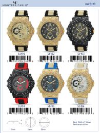 12 of Men's Watch - 51491 assorted colors