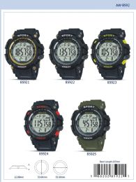 12 Wholesale Digital Watch - 85926 assorted colors