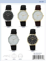 12 Wholesale Men's Watch - 43977 assorted colors