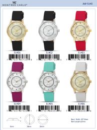 12 of Ladies Watch - 51401 assorted colors