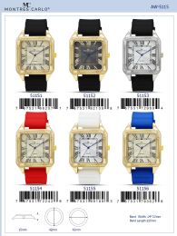 12 Bulk Men's Watch - 51156 Assorted Colors