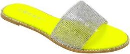 12 Wholesale Jelly Sandal For Women In Yellow Size 5-10