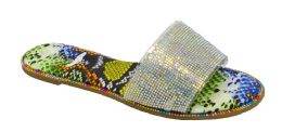 12 Wholesale Jelly Sandal For Women In Snake Size 6.5-10