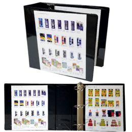 12 Pieces Heavy Duty View Binders With 3 D Rings Black - Binders