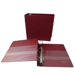 12 Bulk Heavy Duty View Binders With 2 Inch O Rings And Interior Pockets In Red