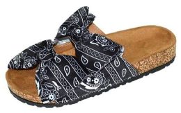12 Wholesale Slippers For Women In Black Size 5-10