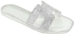 12 Wholesale Slippers For Women In Clear Size 6-10