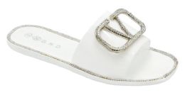 12 Wholesale Sandals For Women In White Size 5-10
