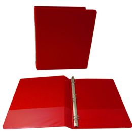 12 Pieces Premium Heavy Duty Binders With 1 Inch Round Rings Assorted Colors - Binders