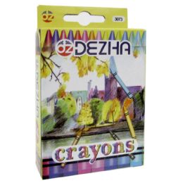 96 Bulk Colorful Crayons 24 Pack