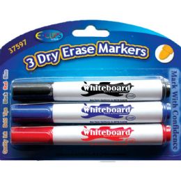 48 of Broad Tip Dry Erase Whiteboard Markers Assorted Colors 3 Pack