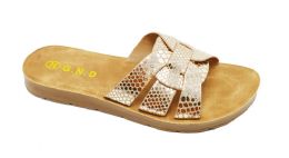 12 Wholesale Sandals For Women In Gold Size 5-10