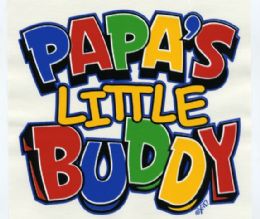 36 Pieces Baby Shirts "papa's Little Buddy" - Baby Apparel