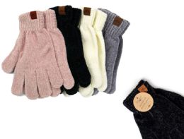 24 Wholesale Britt's Knits Beyond Soft Chenille Gloves