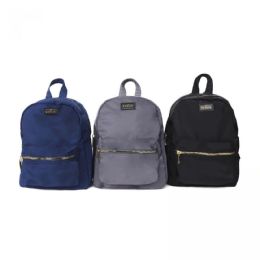 12 Pieces Kedzie Mainstreet Mini Fashion Backpacks With Embroidered Patch - Backpacks 15" or Less