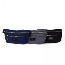 24 Wholesale Kedzie Transit Fanny Packs With Embroidered Patch