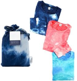 18 Pieces Hello Mello Women's Tie Dye Printed Long Sleeve Tops - Women's T-Shirts