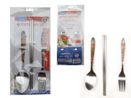 144 Wholesale Cutlery Set 4pc