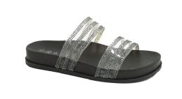 12 Wholesale Sandals For Women In Black Size 6-10
