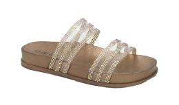 12 Wholesale Sandals For Women In Champagne Size 5-10