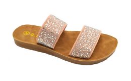 12 Wholesale Slippers For Women In Pink Size 5-10