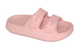 12 Wholesale Women Eva Slippers In Pink Size 6-10