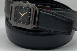 24 Pieces Belts For Mens Color Black - Belts