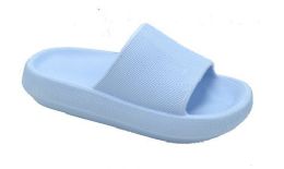 12 Pieces Women Eva Slippers In Blue Size 6-10 - Women's Slippers