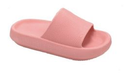 12 Wholesale Women Eva Slippers In Pink Size 7-11