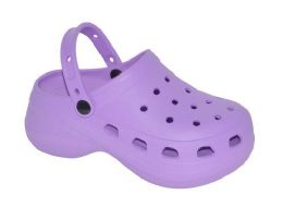 12 Wholesale Women Eva Foot Wear In Purple Size 7-11