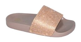 12 Wholesale Slippers For Women In Rose Gold Size 7-11