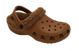 12 Wholesale Women Eva Slippers In Chocolate Size 6-10