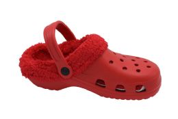 12 Wholesale Women Eva Slippers In Red Size 7-11