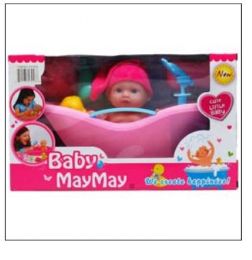 8 Bulk 8" Baby Doll W/ Accss In Window Box